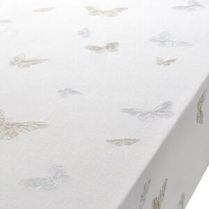 Myrtle & Rum Embroidered Tablecloth Butterfly 70” x 108”
